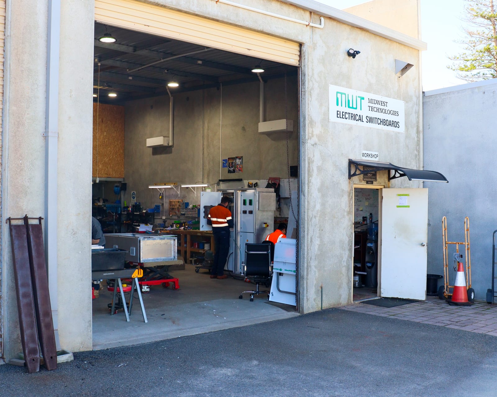 Midwest Technologies workshop at 206 Augustus Street, Geraldton