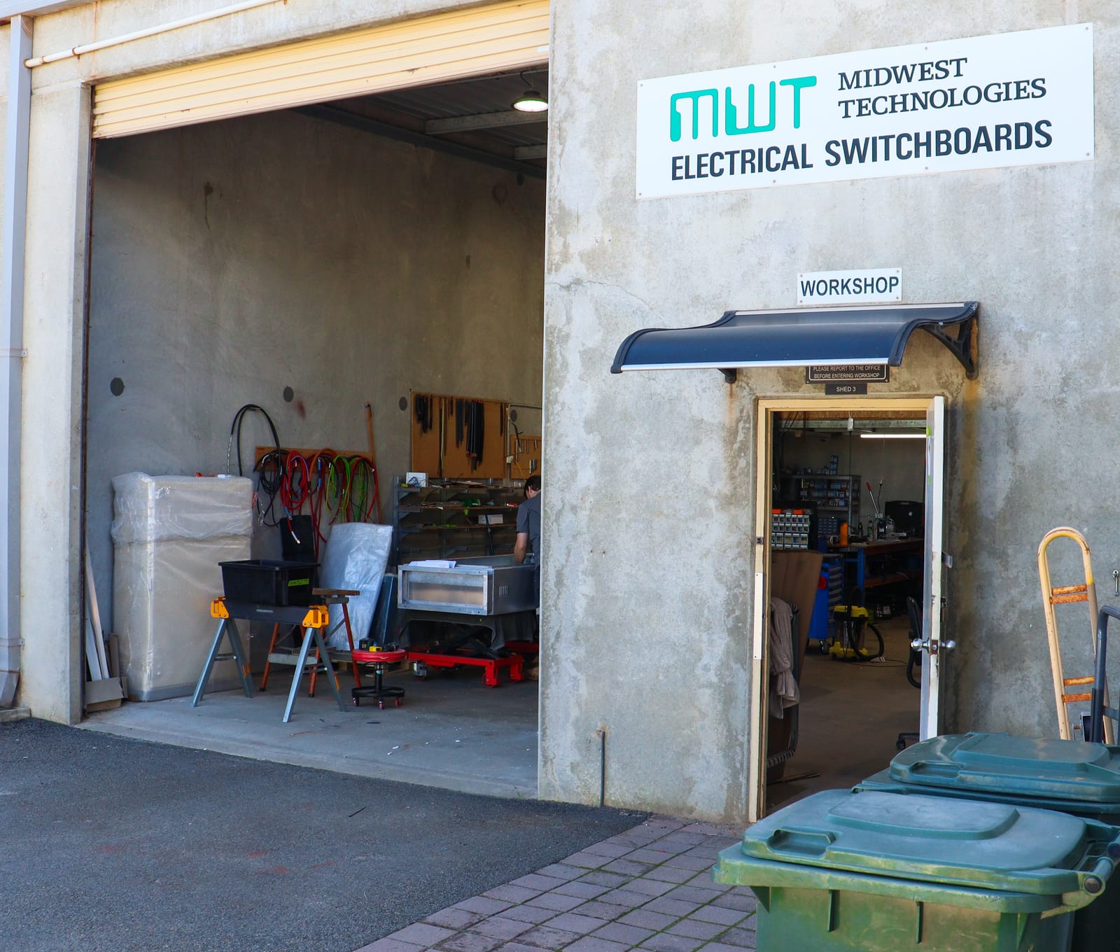 Midwest Technologies workshop on Augustus Street, Geraldton